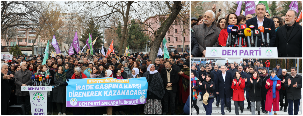 İrade gaspına karşı Ankara’dayız: Dayanışmayı Türkiyenin dört bir yanına yayabilirsek kayyımcı anlayış vazgeçmek zorunda kalacaktır